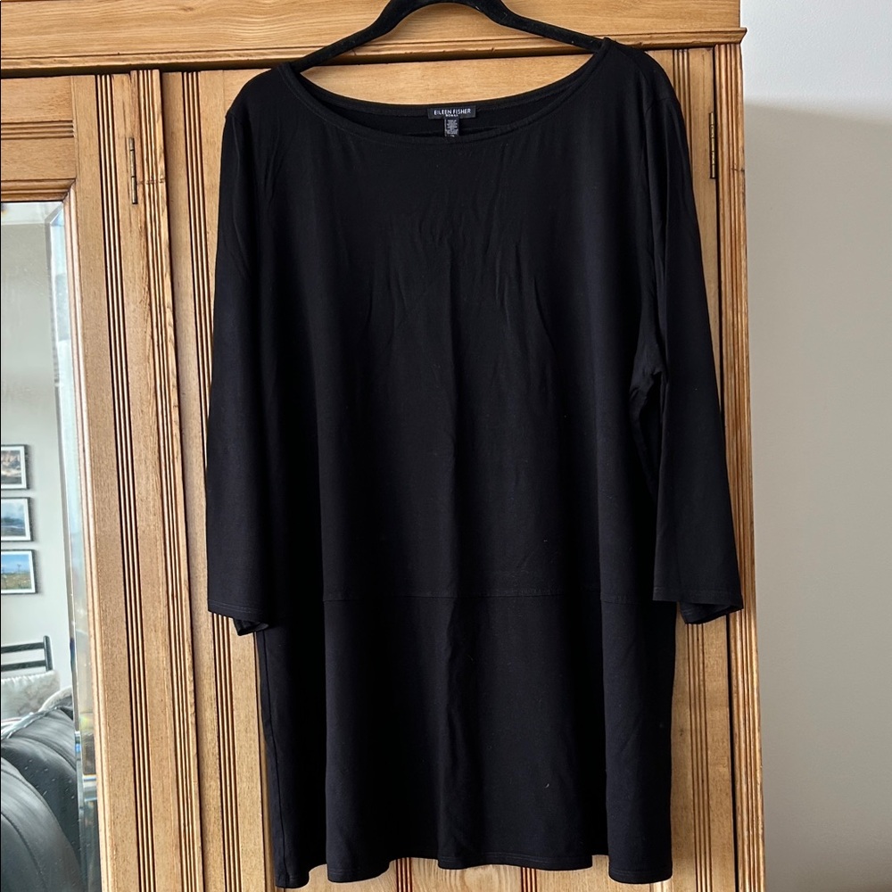 Eileen Fisher Black Women's Top 1X